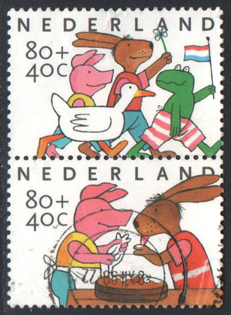 Netherlands Scott B709-10 Used